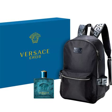 versace free perfume bag|versace perfume with free backpack.